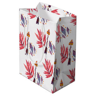 Bolsa De Regalo Mediana Flecha acuarela y diamantes