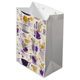 Bolsa De Regalo Mediana Flor bailando 