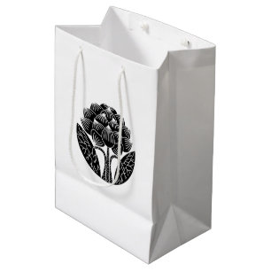 Bolsa De Regalo Mediana Flor de loto erguida