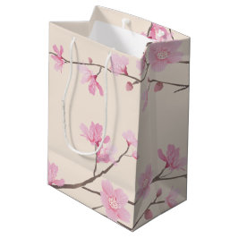 Bolsa De Regalo Mediana Floral Cherry Blossom