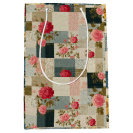 Bolsa De Regalo Mediana Floral Fushion