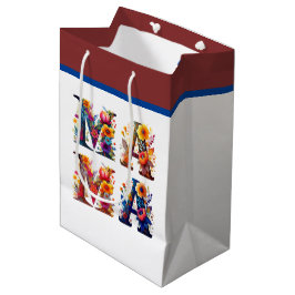 Bolsa De Regalo Mediana Floral MAMA