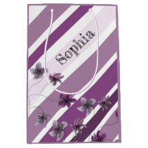 Floral Wild Violets Watercolor Art