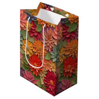 Bolsa De Regalo Mediana Florale 3D-Keramikfliesen 11/144