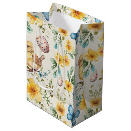 Bolsa De Regalo Mediana Florecer de primavera Pascua 1