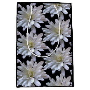 Bolsa De Regalo Mediana Flores blancas de margarita blanca