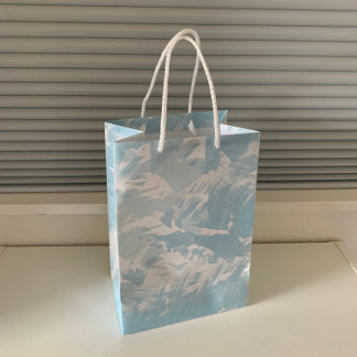 Bolsa De Regalo Mediana Flores Botánicas Abstractas Florales