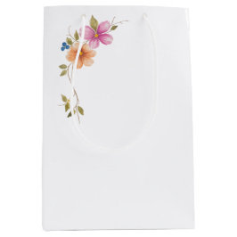 Bolsa De Regalo Mediana Flores de la pradera matutina