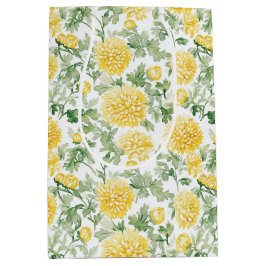 Bolsa De Regalo Mediana Flores de Marigold Amarillas Baby Shower Nupcial