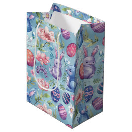 Bolsa De Regalo Mediana Flores de primavera Pascua 5