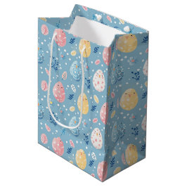 Bolsa De Regalo Mediana Flores de primavera Pascua 8
