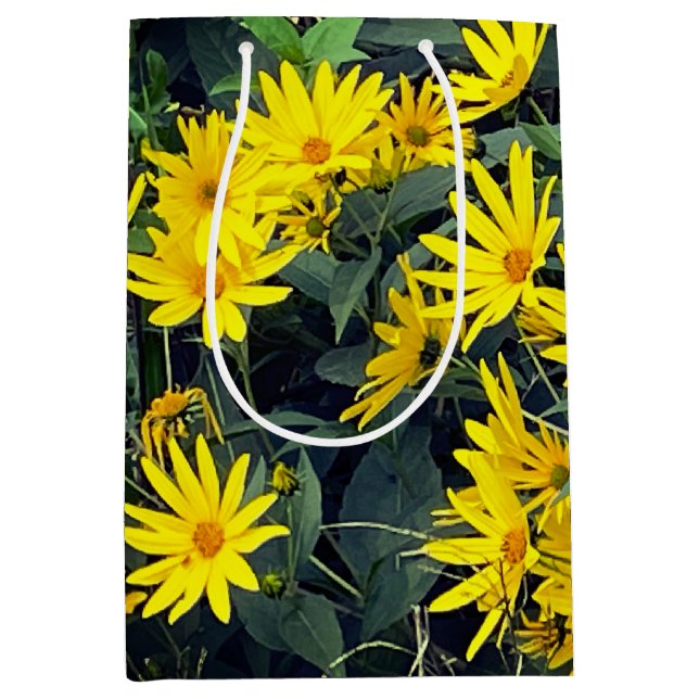 Bolsa De Regalo Mediana Flores de Tupinambo (Anverso)