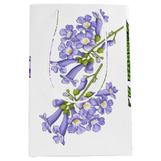 Bolsa De Regalo Mediana Flores do Brasil jacaranda