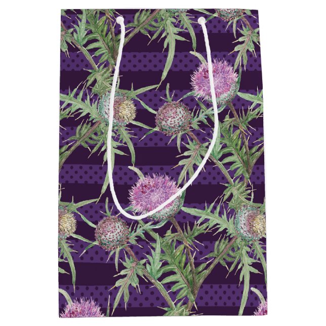 Bolsa De Regalo Mediana Flores silvestres (Anverso)