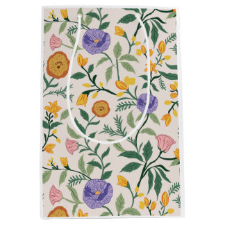 Bolsa De Regalo Mediana Flores silvestres