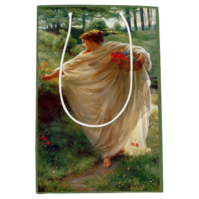 Bolsa De Regalo Mediana Flores silvestres (por Edward Poynter) (Anverso)
