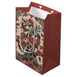 Bolsa De Regalo Mediana Flores Victorianas 