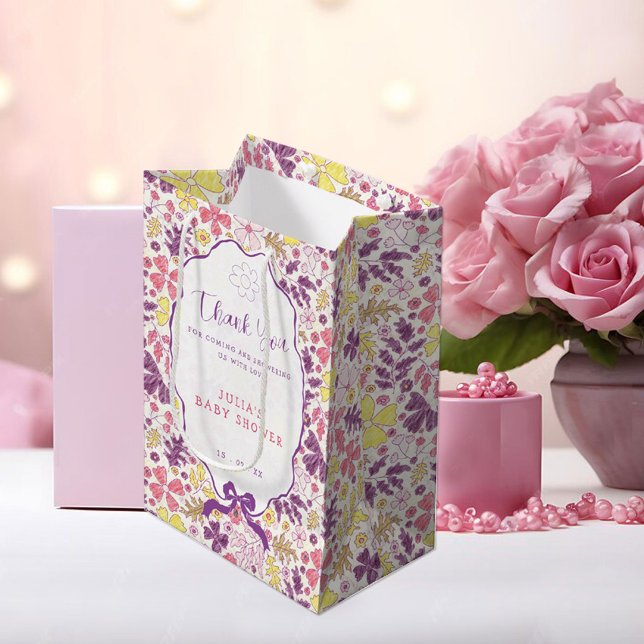 Bolsa de regalo mediana Flower Baby (Subido por el creador)