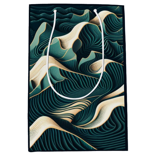 Bolsa De Regalo Mediana Flowing Harmony (Anverso)