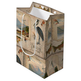 Bolsa De Regalo Mediana Fly Fishing Lake Trout Vintage Fish Decouting