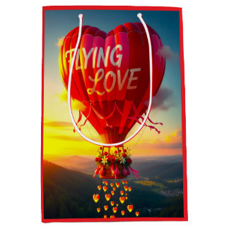 BOLSA DE REGALO MEDIANA FLYING LOVE THIS CHRISTMAS