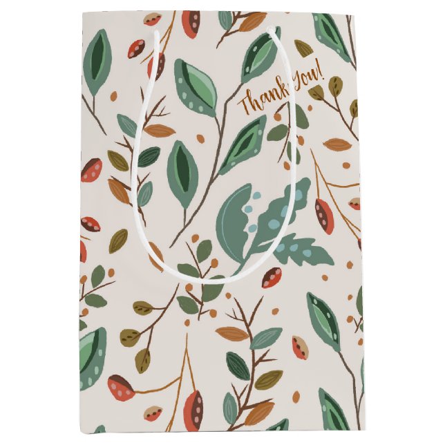 Bolsa De Regalo Mediana Foliage de caída rusa (Anverso)