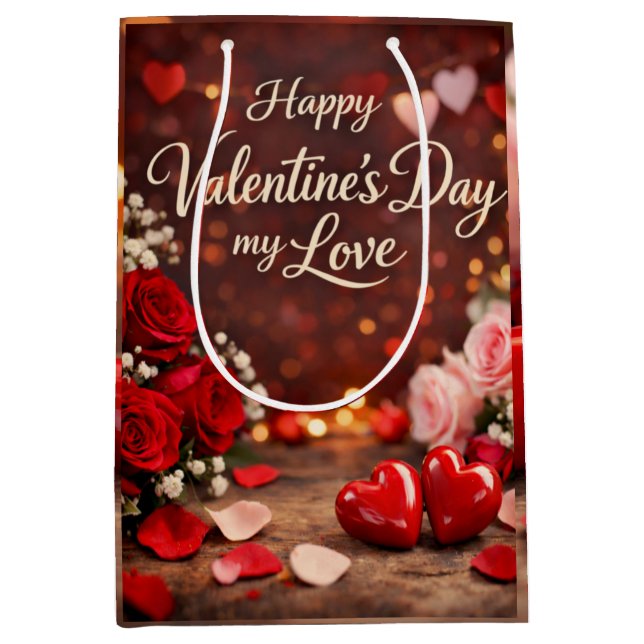 Bolsa De Regalo Mediana 'Forever Your Valentine' Gift Bag (Anverso)