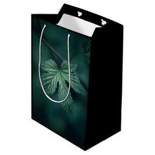 Bolsa De Regalo Mediana Foto natural de Hop Humulus Leaf