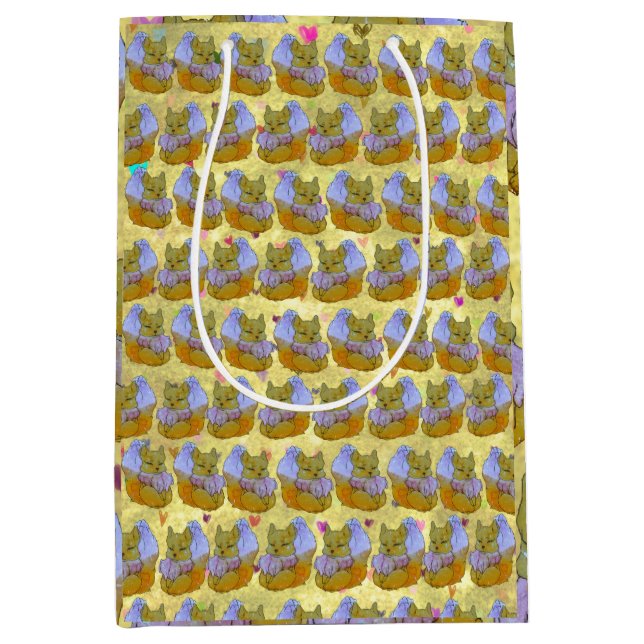 Bolsa De Regalo Mediana Fox named Dice (Anverso)