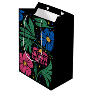Bolsa De Regalo Mediana Foxtrot Delta Tango Flower Boho