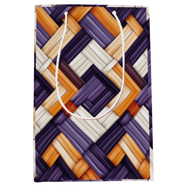 Bolsa De Regalo Mediana Fragmentos de cesta de tejos africanos (Anverso)