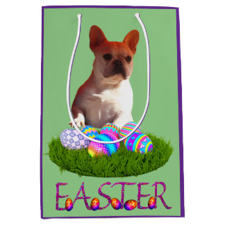 Bolsa De Regalo Mediana Französische Bulldoggen Ostern Geschenktüte Ostern