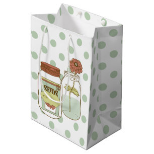 Bolsa De Regalo Mediana Frasco de albañilería