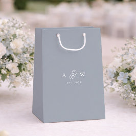 Bolsa De Regalo Mediana French Grey Wedding Welcome Gift Bag