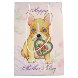 Bolsa De Regalo Mediana Frenchie Heart Mom