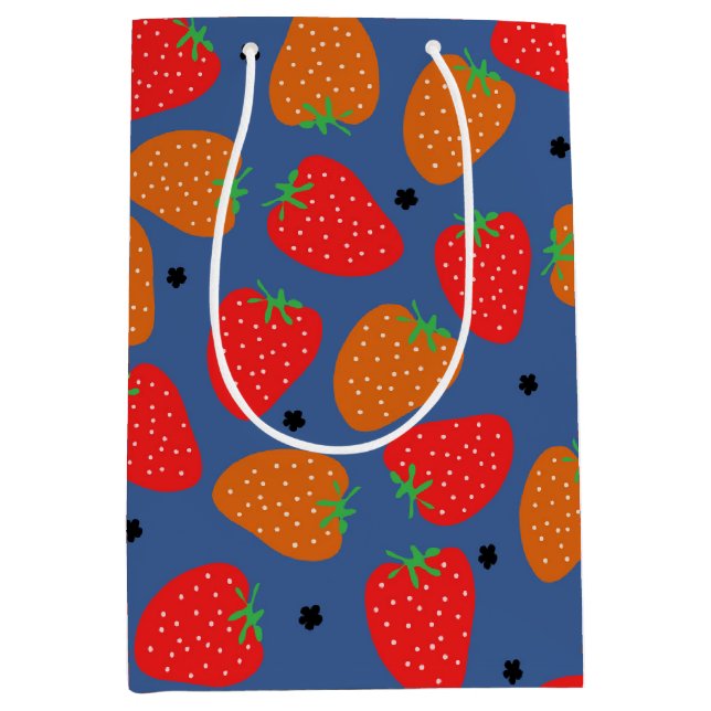 Bolsa De Regalo Mediana Fresa dulce (Anverso)