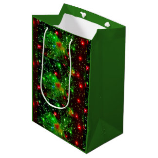 Bolsa De Regalo Mediana Fuegos artificiales Navidad