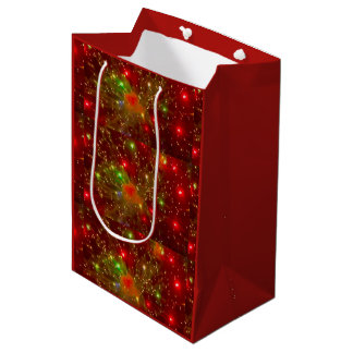 Bolsa De Regalo Mediana Fuegos artificiales Navidad