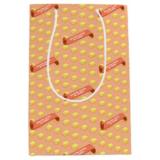 Bolsa De Regalo Mediana Funny Battenberg Because You're So Sweet Pattern