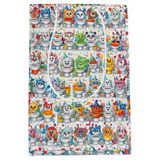 Bolsa De Regalo Mediana Funny Birthday Toilet Party