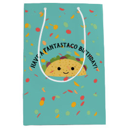Bolsa De Regalo Mediana Funny Ten Fantastaco Birthday Cute Kawaii Taco