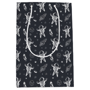 Bolsa De Regalo Mediana Galaxia espacial y planetaria