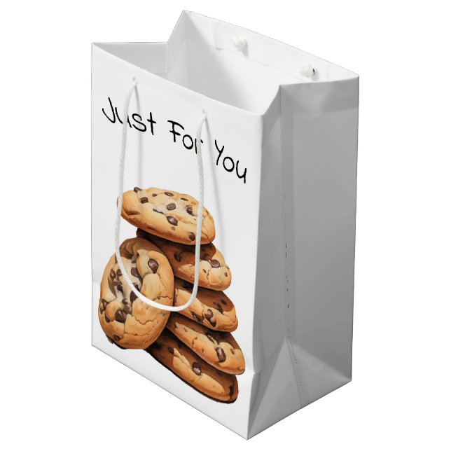 Bolsa De Regalo Mediana Galletas de chispas de chocolate  (Angulo Anverso)