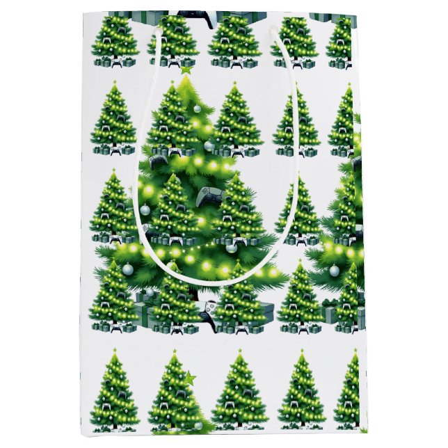 Bolsa De Regalo Mediana Gamer style Wrapping paper (Anverso)