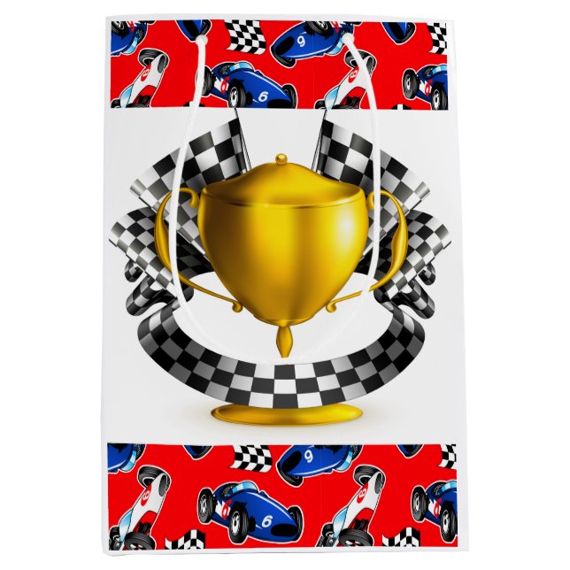 Bolsa De Regalo Mediana Ganador del Trofeo (Anverso)