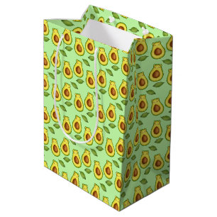 Bolsa De Regalo Mediana Gato de aguacate verde