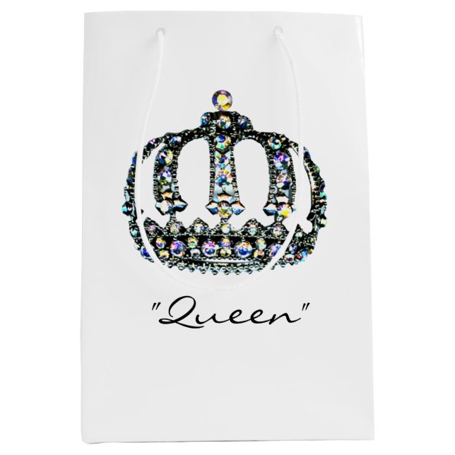 Bolsa De Regalo Mediana Gema de una reina tiara (Anverso)