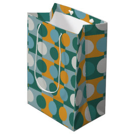 Bolsa De Regalo Mediana Geométrico contemporáneo colorido