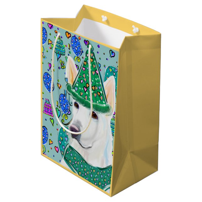 BOLSA DE REGALO MEDIANA GERMAN SHEPHERD (Angulo reverso)