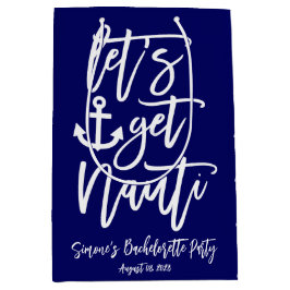 Bolsa De Regalo Mediana Get Nauti Modern Despedida de Soltera